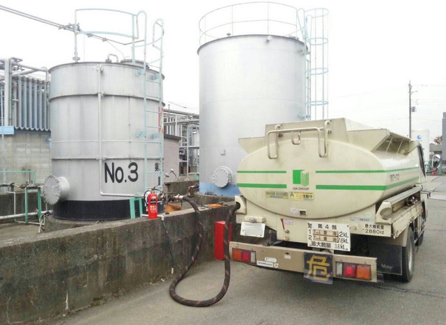 塗料工場様現場