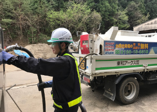 ゴルフ施設様計量機の現場