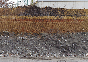 陸砂利採取現場