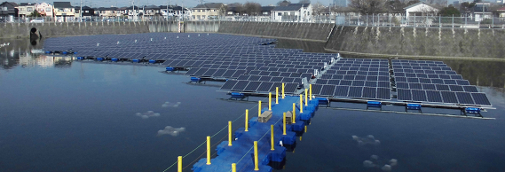 フロート式太陽光発電設備のシステム全体